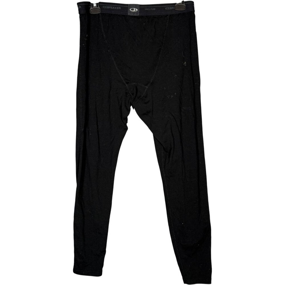 Icebreaker Men's Bodyfit 260 Merino Wool Leggings Black M AS IS - Picture 2 of 9